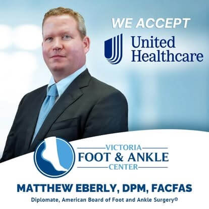 Podiatrist profile with clinic branding